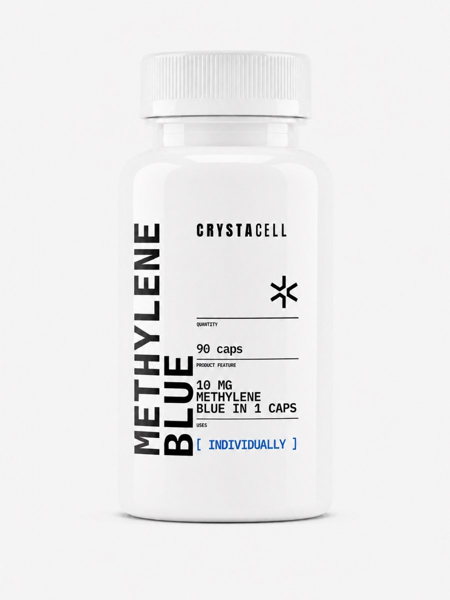 Methylene Blue 10 mg, 90 капсул — упаковка CRYSTACELL